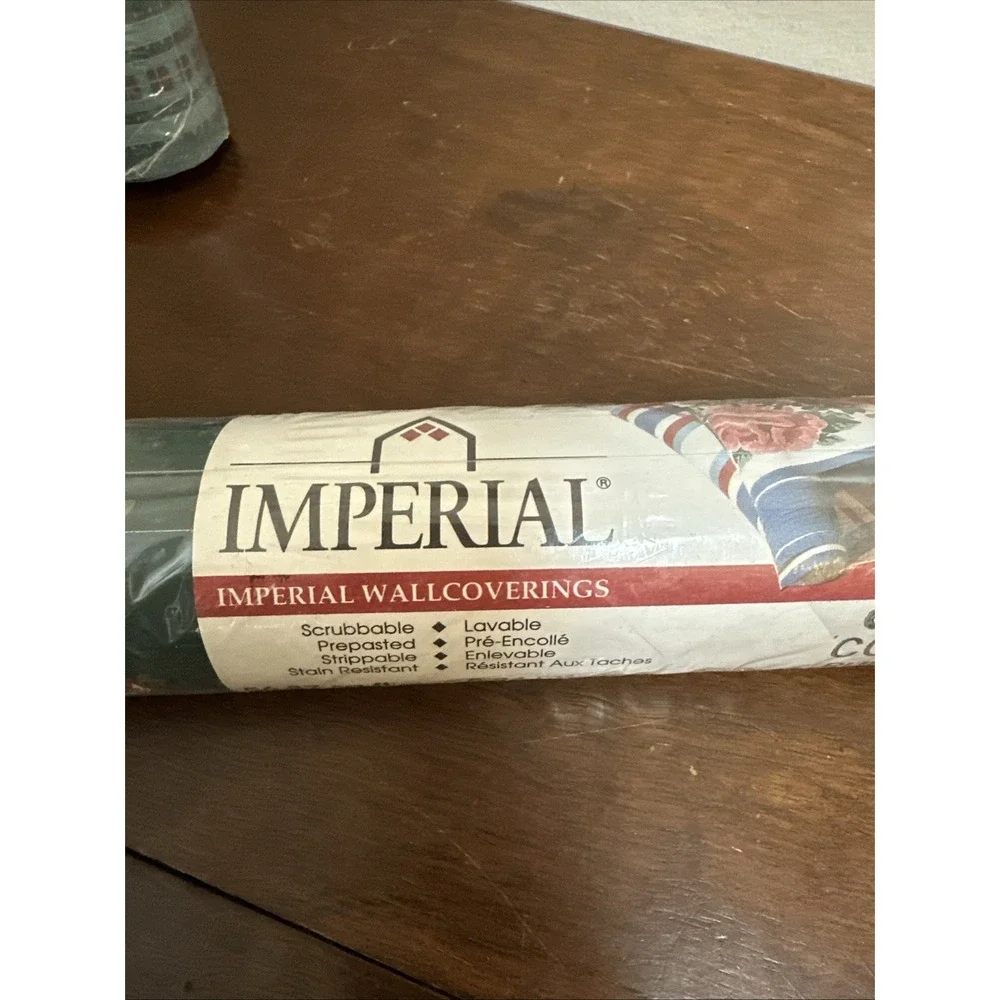 Vintage Imperial Floral Flowers Dark Green Wallpaper 2 Double Rolls